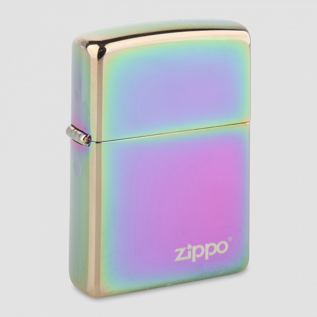 Зажигалка ZIPPO Classic с покрытием Spectrum, латунь/сталь, разноцветная, глянцевая, ZIPPO, США
