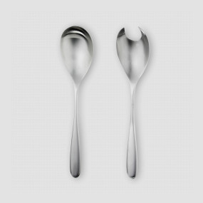 Набор приборов для салата: ложка и вилка, матовая сталь 18/10, серия Stanton Satin, ROBERT WELCH, Великобритания, Stanton Satin ROBERT WELCH