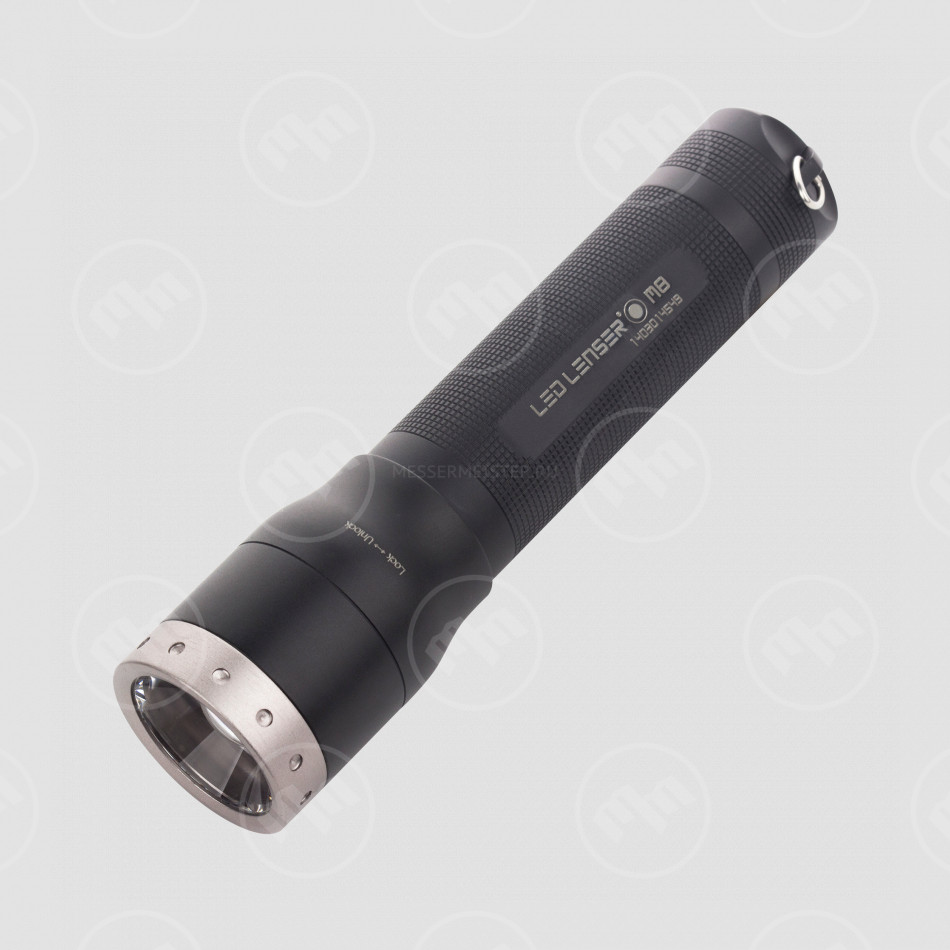Фонарь повышенной яркости, профессиональный, светодиодный, ручной, 8308, LED LENSER, Германия