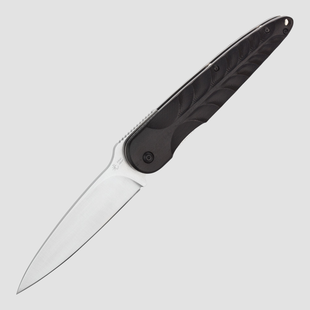 Нож складной Tactical Mino Kami, Ebony Wood Handles, HIKARI, Япония
