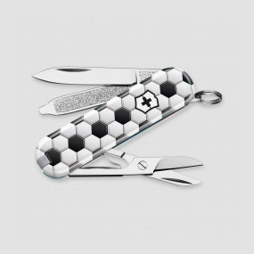 Нож швейцарский складной Classic SD World Of Soccer, 7 функций, 4 см, VICTORINOX, Швейцария, VICTORINOX Swiss Army Keychain
