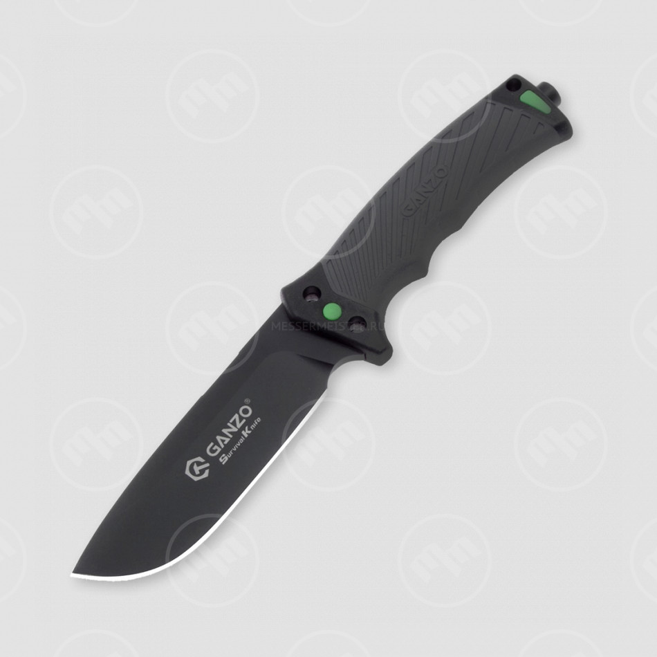 Нож с фиксированным клинком, 11,3 см, GANZO, Китай