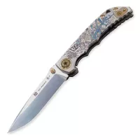 Нож складной Harsey Folding, 10 см, SPARTAN BLADES, США видео продукта