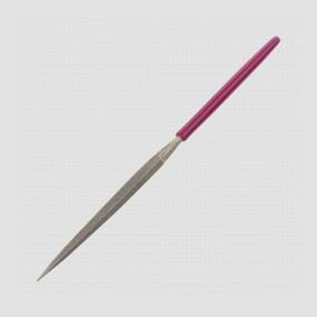 Надфиль алмазный с треугольным сечением, заостренный Barrette, Coarse Grit (250), цвет: фиолетовый, серия Knife sharpeners, EZE-LAP, США, EZE-LAP (США)