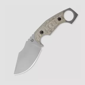 Нож с фиксированным клинком Monkey Thumper Design by Black Roc Knives, 9 см, FOX, Италия, Фиксированные ножи FOX KNIVES
