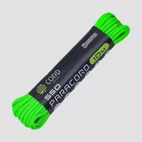 Паракорд 550 lime, 10 м, серия Cord 550, CORD, Россия, Паракорд 550 CORD