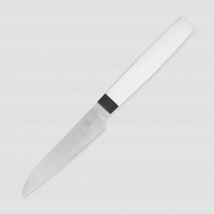 Нож кухонный для чистки овощей и фруктов P100, 9,7 см, сталь Cromax, White, OWL KNIFE, Россия, OWL KNIFE (Россия)