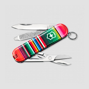 Нож швейцарский складной Classic Mexican Zarape Limited Edition 2021, 7 функций, 4 см, VICTORINOX, Швейцария, VICTORINOX Swiss Army Keychain