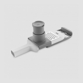 Терка с 4-мя сменными насадками и контейнером, нержавеющая сталь 18/10, пластик, серый, серия Z-Cut, ZWILLING J.A. HENCKELS, Германия, ZWILLING J.A. HENCKELS (ГЕРМАНИЯ)