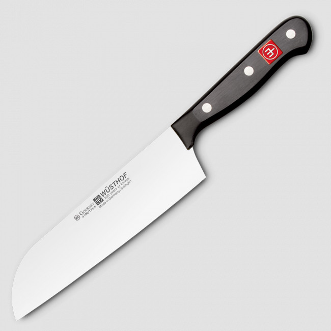 Нож кухонный сантоку 17 см, серия Gourmet, WUESTHOF, Золинген, Германия