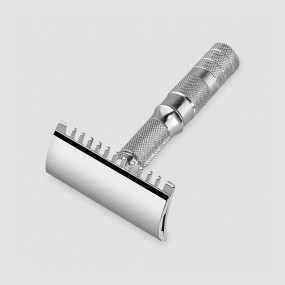 Станок бритвенный Т-образный в чехле из кожи, длина: 7,0 см, MERKUR, Германия, MERKUR (Германия)