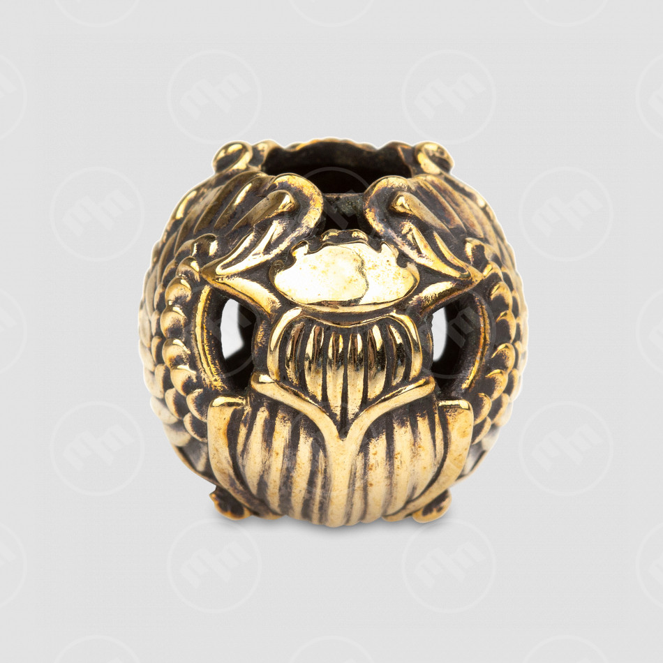 Бусина на темляк Скарабей, 1.9 см, OLD CASTER EDC, Россия