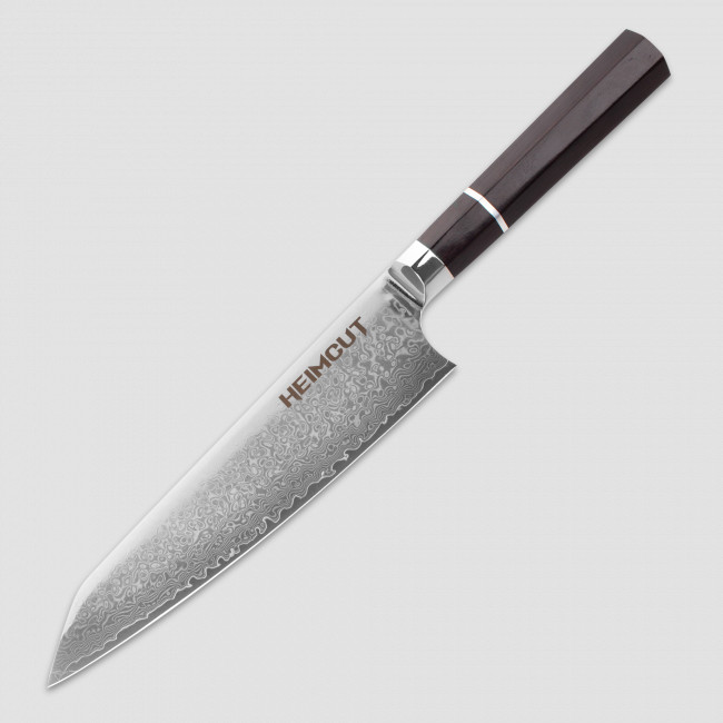 Нож кухонный Kiritsuke, 20 см, Octa Damascus, HEIMCUT, Россия