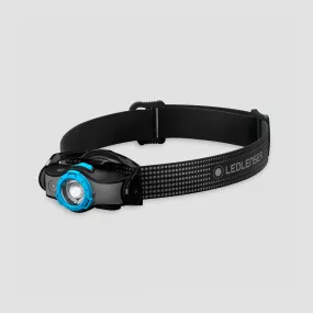 Фонарь - трансформер налобный (502143), цвет черно-голубой, LED LENSER, Германия, Серия MH