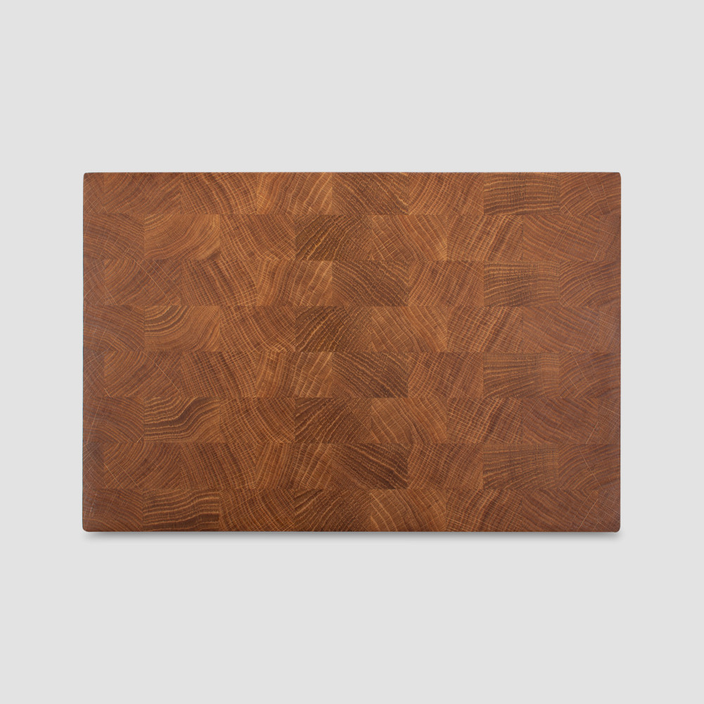 Доска разделочная торцевая, дуб 30х20х2,5 см, Мастерская Дяди Гарри, Россия