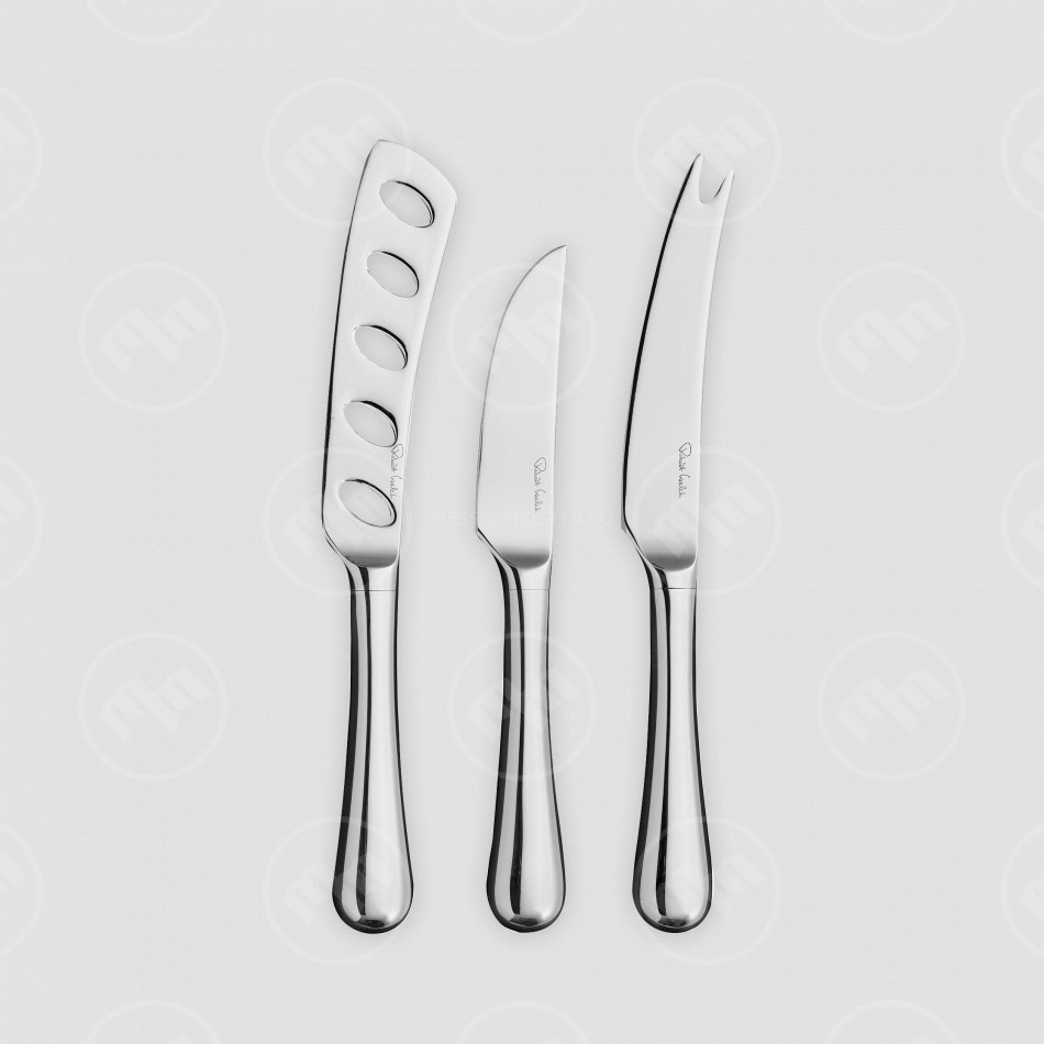 Набор ножей для сыра, 3 предмета, серия Radford Bright, ROBERT WELCH, Великобритания