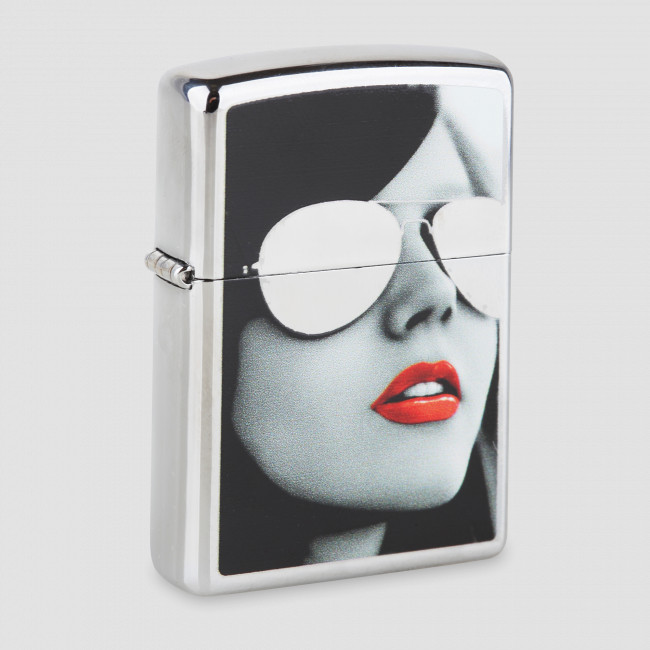 Зажигалка Gold Design High Polish Chrome, ZIPPO, США
