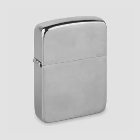 Зажигалка ZIPPO 1941 Replica с покрытием Brushed Chrome, латунь/сталь, серебристая, ZIPPO, США, Зажигалки ZIPPO