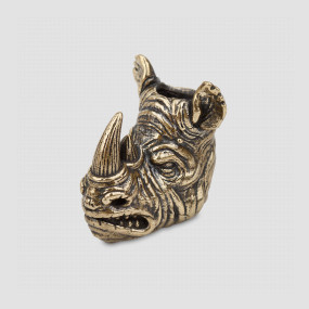 Бусина на темляк Носорог, BLACK RAVEN, Россия, BLACK RAVEN (Россия)