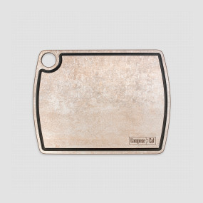 Доска разделочная композитная c желобом, 29х22см, порфир кремовый, серия Fashion, ComposeEat, Россия, COMPOSE EAT (Россия)