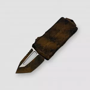 Нож автоматический фронтальный выкидной Exocet, 5,0 см, MICROTECH, США, Маленькие складные ножи