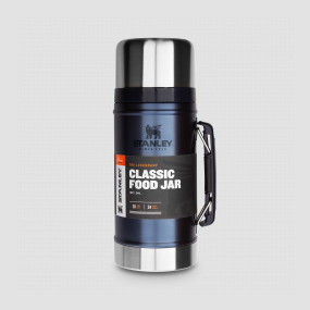 Термос для еды Classic, объем: 0,94 л, цвет: синий, STANLEY, США, Термосы