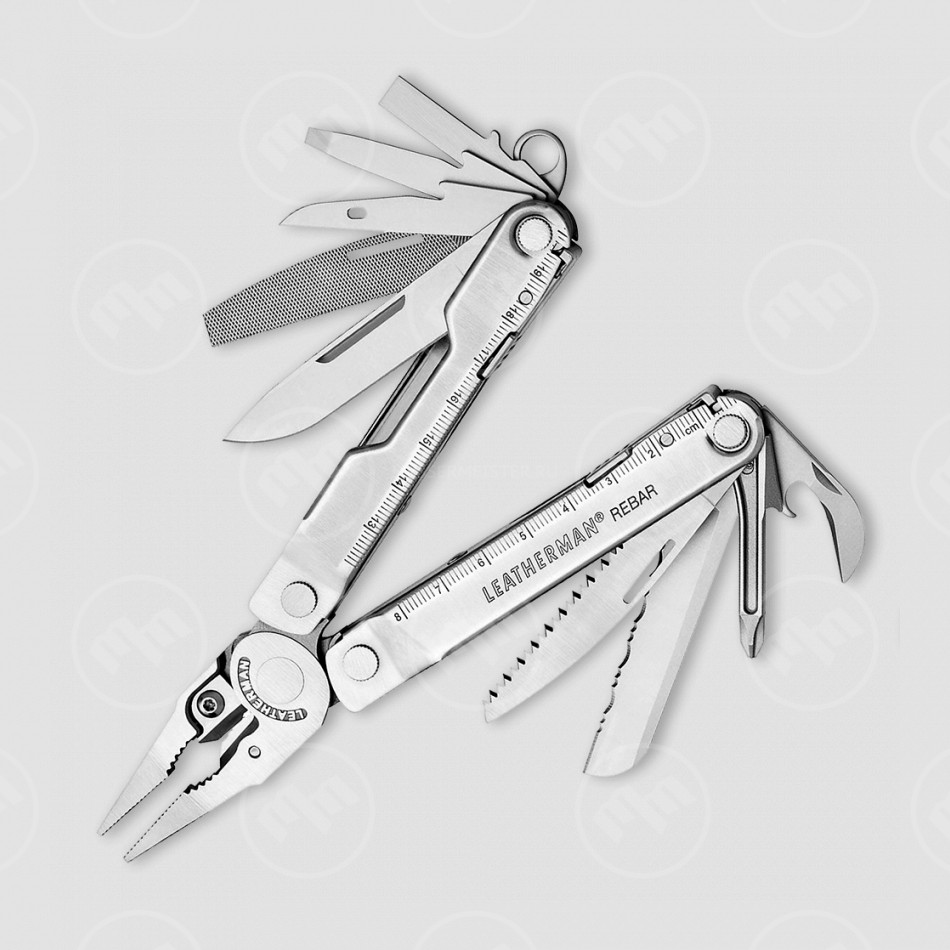 Мультитул Rebar, 17 инструментов, цвет стальной, LEATHERMAN, США