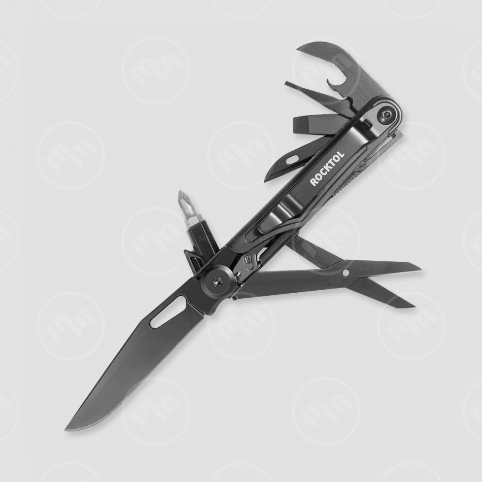 Мультитул 12 инструментов, ROCKTOL, Китай