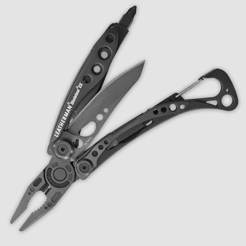 Мультитул Skeletool ,7 инструментов, цвет черный, LEATHERMAN, США