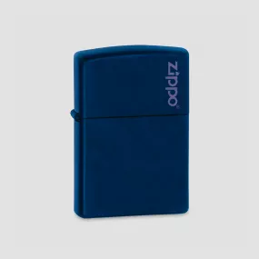 Зажигалка Classic Navy Matte Zippo Logo, ZIPPO, США, Зажигалки ZIPPO