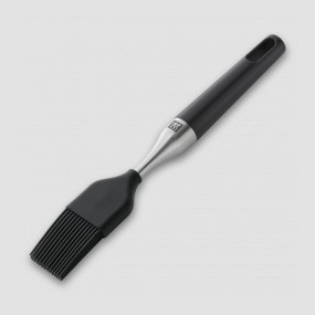 Кулинарная (кондитерская) силиконовая кисточка для смазывания, размер: 22,5 см, материал: нержавеющая сталь, силикон, серия TWIN Pure black, ZWILLING J.A. HENCKELS, Германия, Аксессуары кухонные ZWILLING
