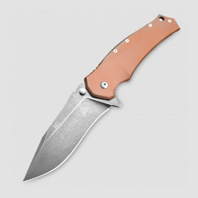 Нож складной Combative Edge M1 Bronze, 9,5 см, FOX, Италия, Городские EDC-ножи