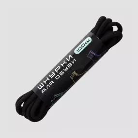 Шнурки из паракорда, 100 см, черный, CORD, Россия, Шнурки CORD