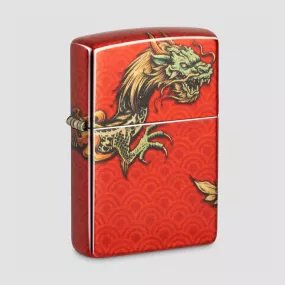 Зажигалка бензиновая Dragon Design, ZIPPO, США, Для отдыха и туризма
