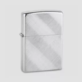 Зажигалка ZIPPO Classic с покрытием Brushed Chrome, латунь/сталь, серебристая, матовая, ZIPPO, США, Зажигалки ZIPPO