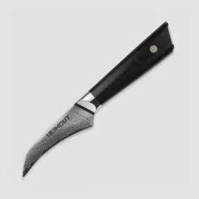 Нож кухонный для чистки овощей, 9 см, Triangle Damascus, HEIMCUT, Россия, Кухонные ножи HEIMCUT