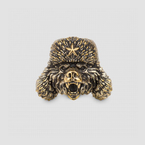 Бусина на темляк Русский медведь, BLACK RAVEN, Россия, BLACK RAVEN (Россия)