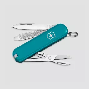 Нож швейцарский складной Classic SD Mountain Lake, 7 функций, 4 см, VICTORINOX, Швейцария, Швейцарский нож