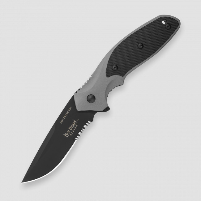 Нож складной Shenanigan Aluminum Combo Edge, 8,3 см, CRKT, США