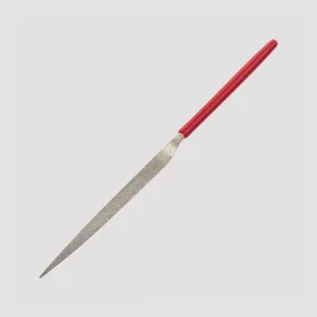 Надфиль алмазный с клиновидным сечением, заостренный Knife, Fine Grit (600), цвет: красный, серия Knife sharpeners, EZE-LAP, США, Алмазные надфили