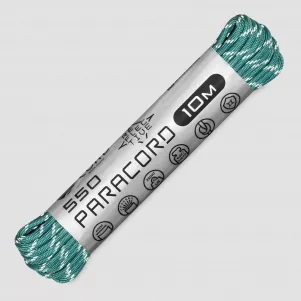Паракорд 550 световозвращающий aquamarine, 10 м, серия Cord 550, CORD, Россия, Паракорд 550 CORD