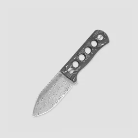 Нож шейный с фиксированным клинком Canary, 6,3 см, QSP KNIFE, Китай, Ножи скрытого ношения