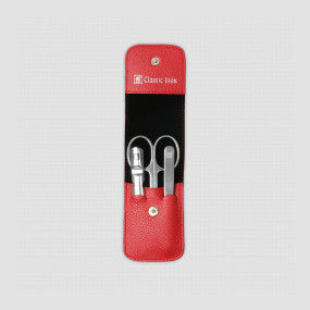 Набор маникюрный в кожаном футляре, цвет красный, 3 предмета, Inox, ZWILLING J.A. HENCKELS, Германия, ZWILLING J.A. HENCKELS (ГЕРМАНИЯ)
