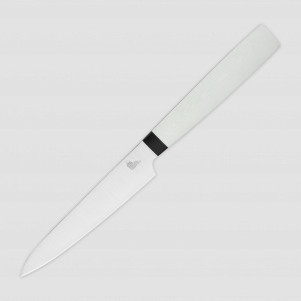 Нож универсальный кухонный U130, 13,4 см, сталь Cromax, White, OWL KNIFE, Россия, OWL KNIFE (Россия)