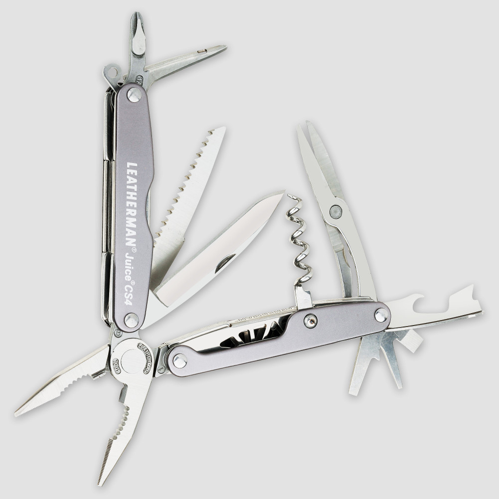 Инструмент Leatherman Juice CS4 (Джус СиЭс4) серый, LEATHERMAN, США