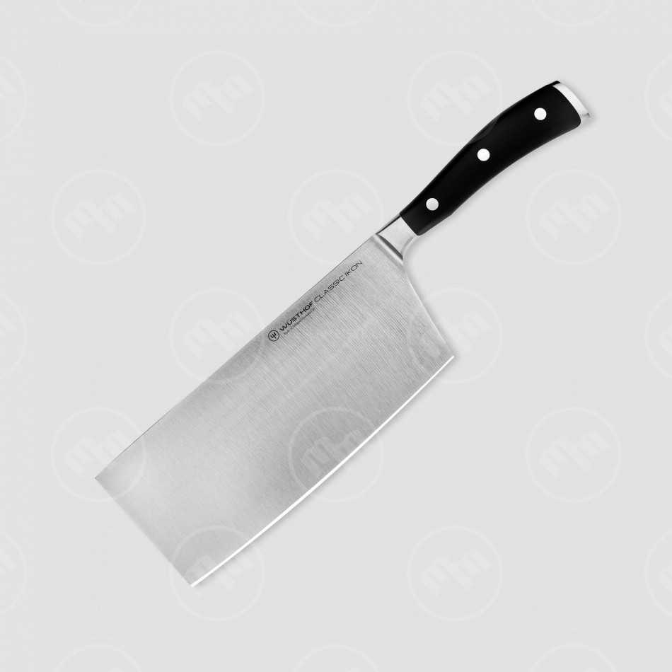 Нож кухонный для резки овощей Chinese chef's 18 см, Chinese Cleaver, серия Classic Ikon, WUESTHOF, Золинген, Германия