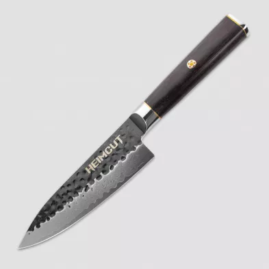 Нож кухонный поварской Шеф, 15 см, Black Damascus, HEIMCUT, Россия, 