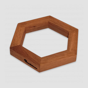 Подставка под горячее HS003ON, 19 х 19 х 2,5 см, дерево дуб, WOODINHOME, Россия, WOODINHOME (Россия)