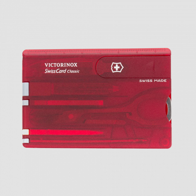 Карта швейцарская SwissCard Classic, 10 функций, VICTORINOX, Швейцария
