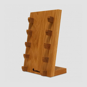Подставка для 5-ти ножей HKS0205ON, материал: дерево дуб, WOODINHOME, Россия, Подставки для ножей
